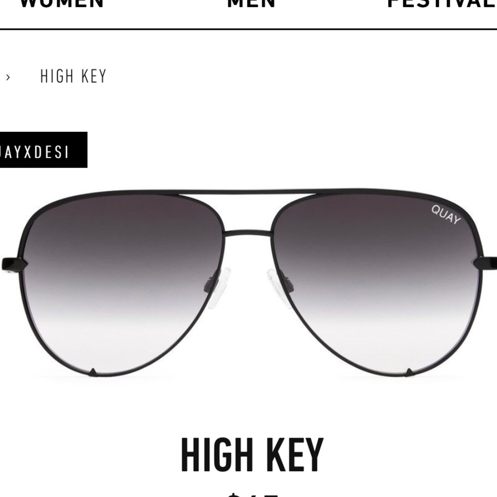Quay High Key Sunglasses have been TRADED